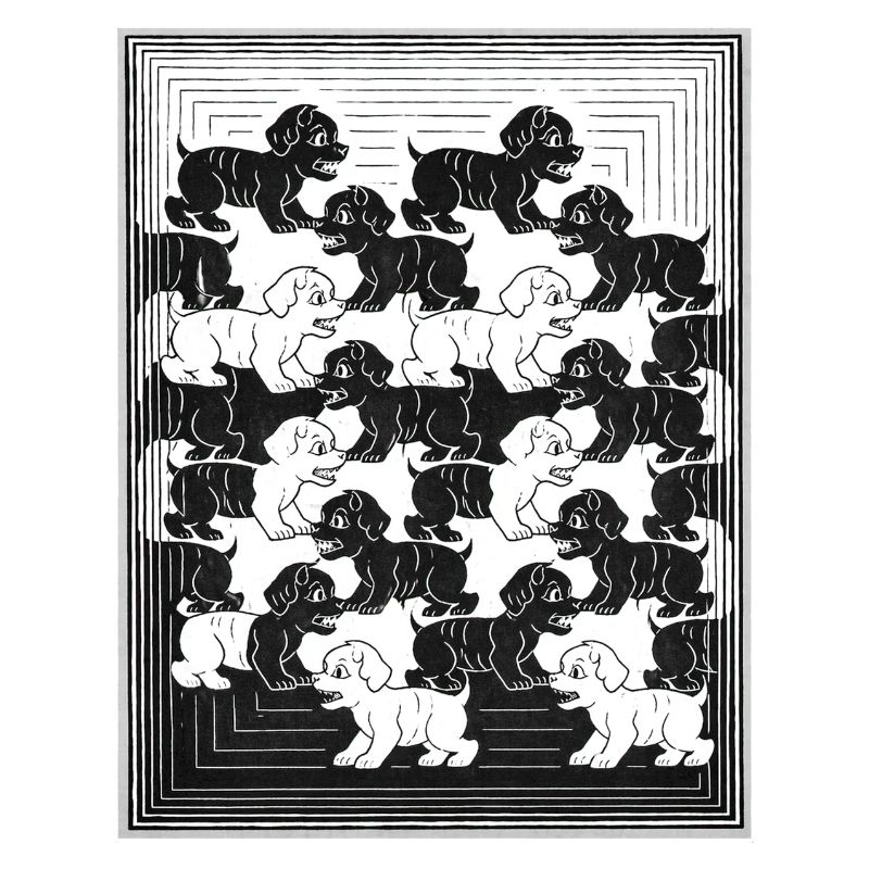 Dachshund Puppies in Monochrome Pattern
