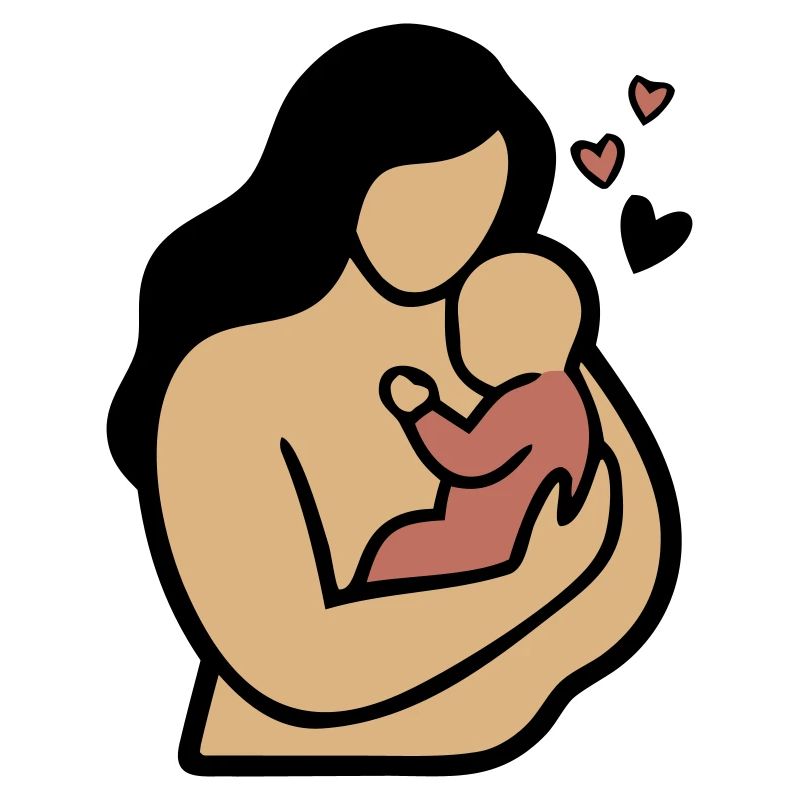 Maman Câlin de bébé Bohême