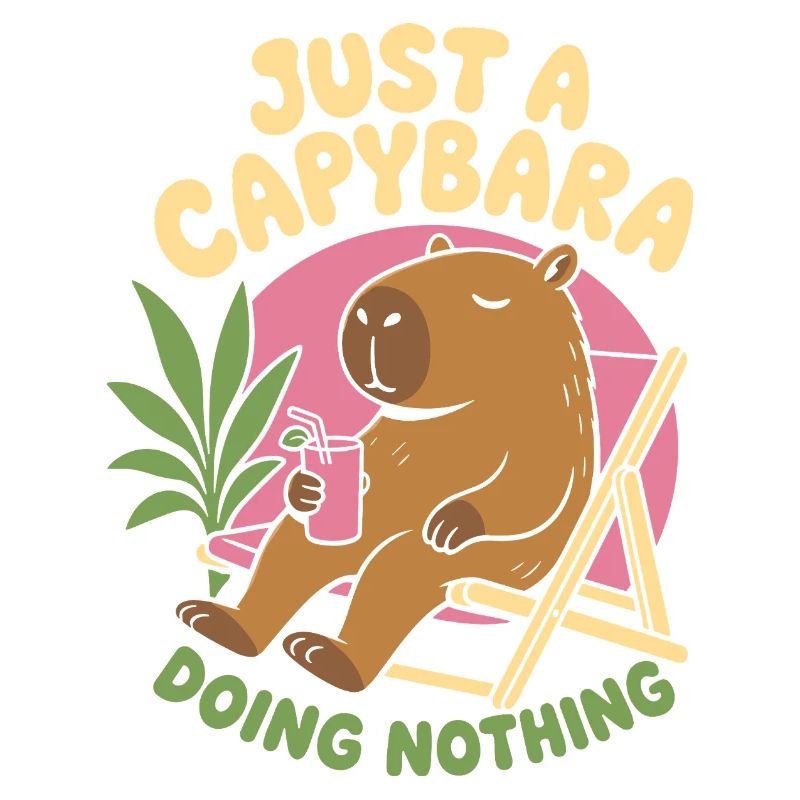 Just A Capybara Doing Nothing