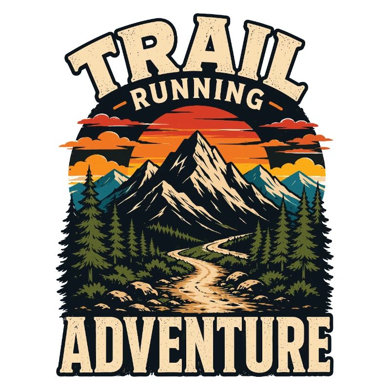 Aventure de course en sentier