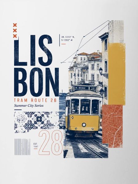 Lisbon Tram 28 Collage