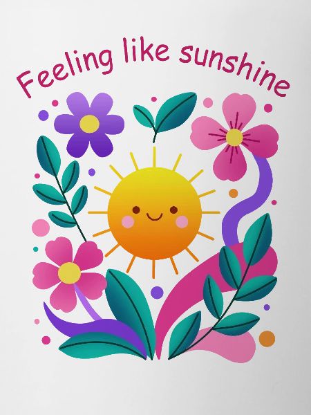 Feeling the sun: floral motif