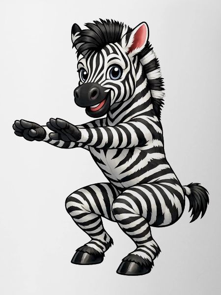 Zebra does squat