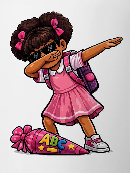 Dabbing ABC-Schützin Afro
