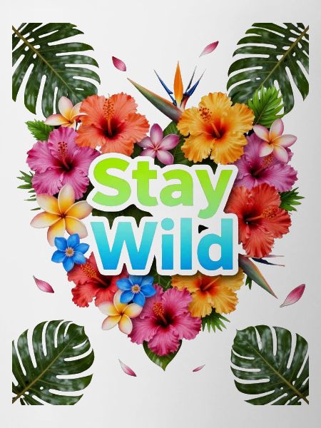 Stay Wild Tropical Flowers
