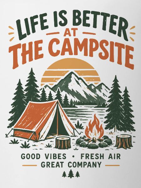 Lagerfeuer am Campingplatz