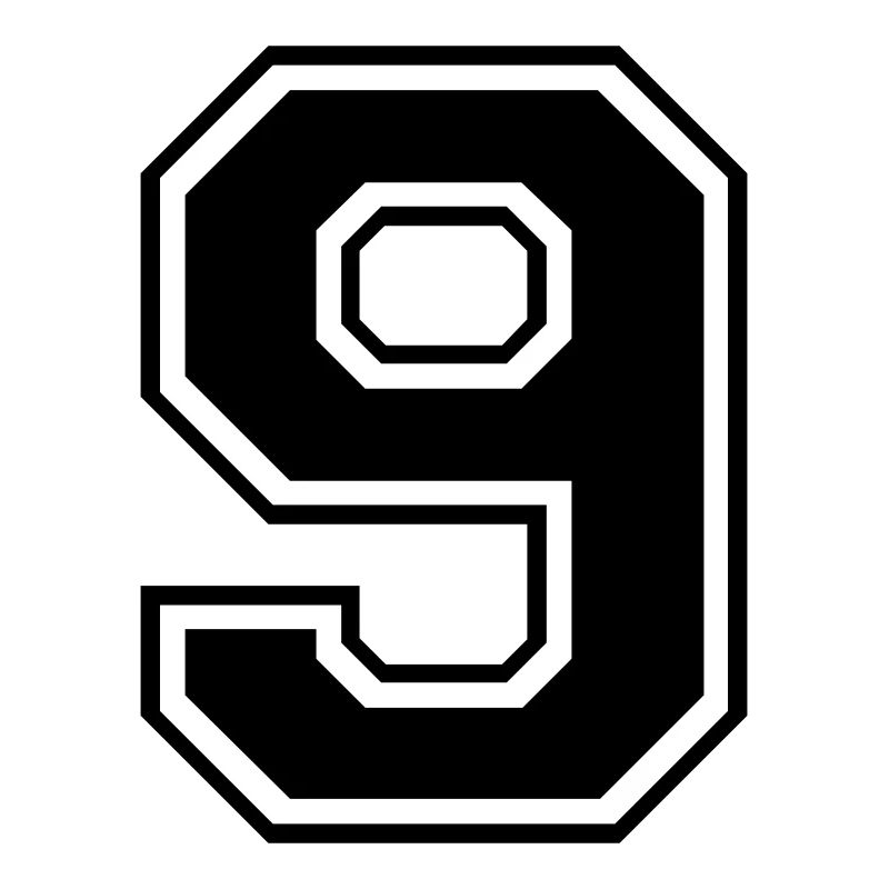 9, nine, number, number