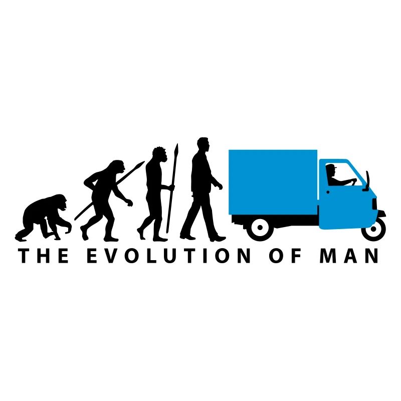evolution_of_man_Piaggio Ape_092014_b_2c