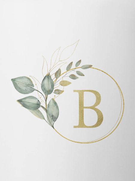 Customizable Monogram B