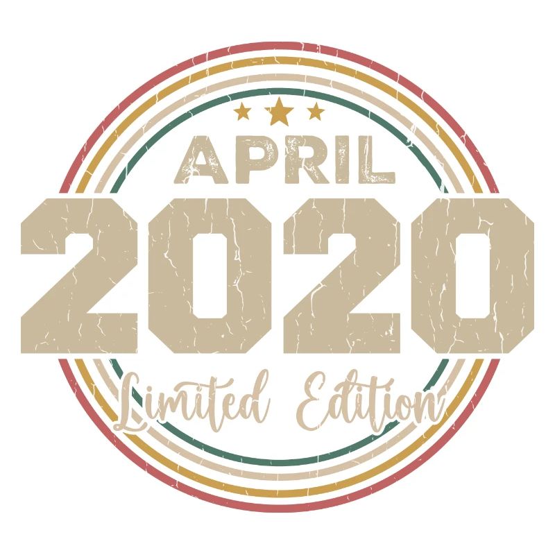 April 2020 Retro April 2020 Geburtstagsgeschenk
