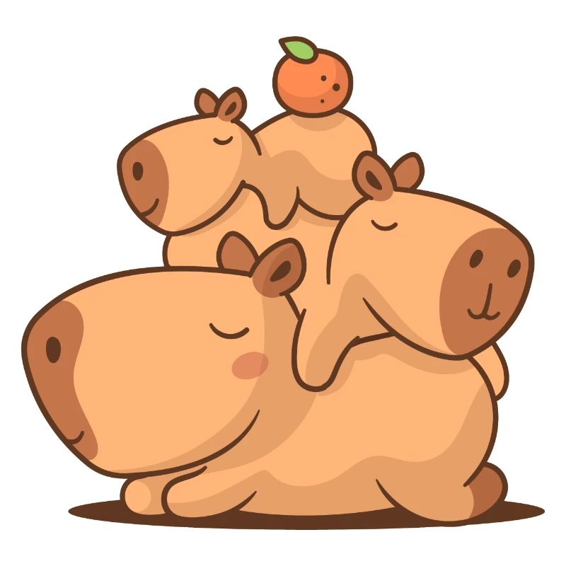 Stack of Capybaras