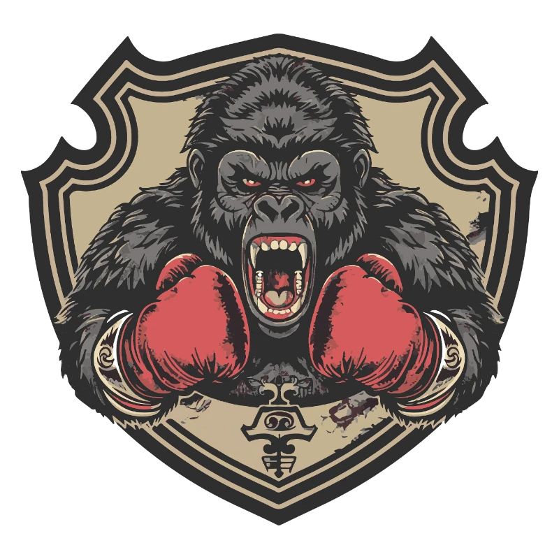 Gorilla Boxer MMA Logo