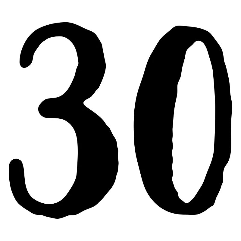 30e anniversaire Numéro Numéro Cadeau