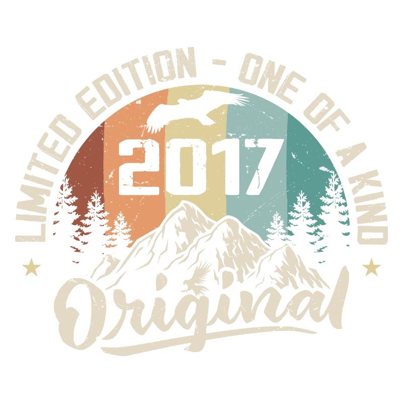 2017 Original Cadeau Anniversaire Vintage 2017