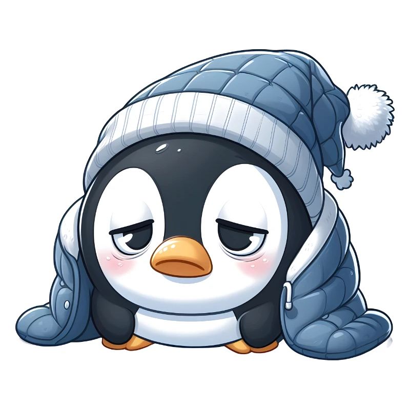 Pingouin fatigué