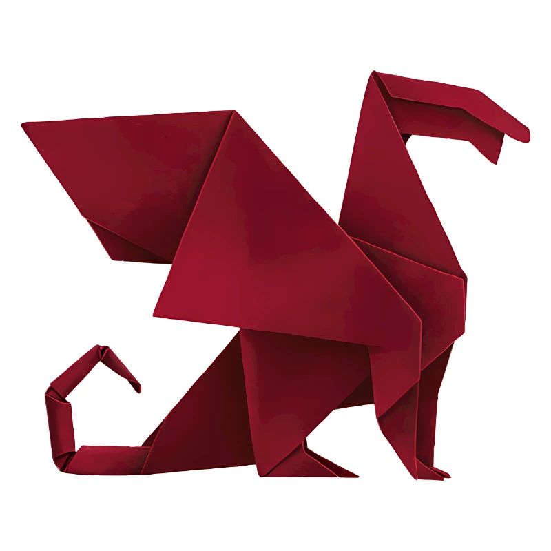 Origami-Drache
