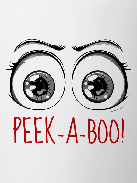 curious eyes - "Peek-a-Boo!"