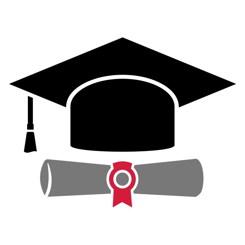 Doctor's hat with certificate - gift for graduation
