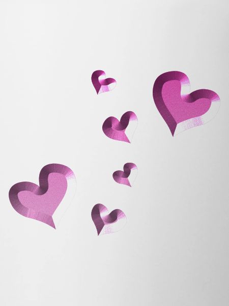 pink heart pattern glitter