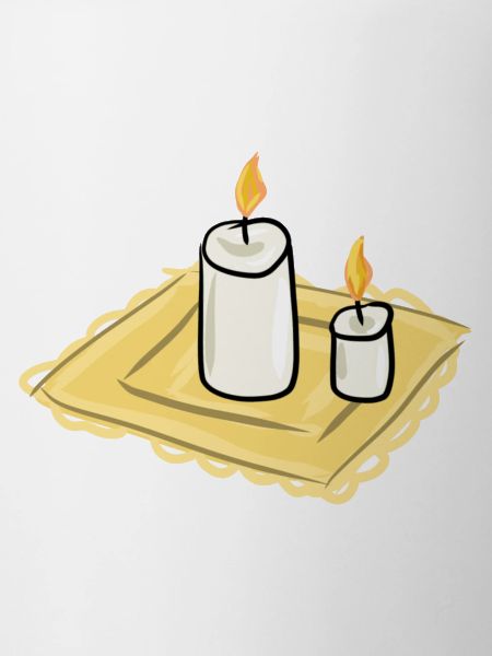 candles symbol light fire