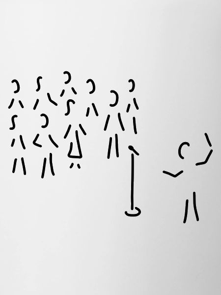chor-gesang mit dirigent
