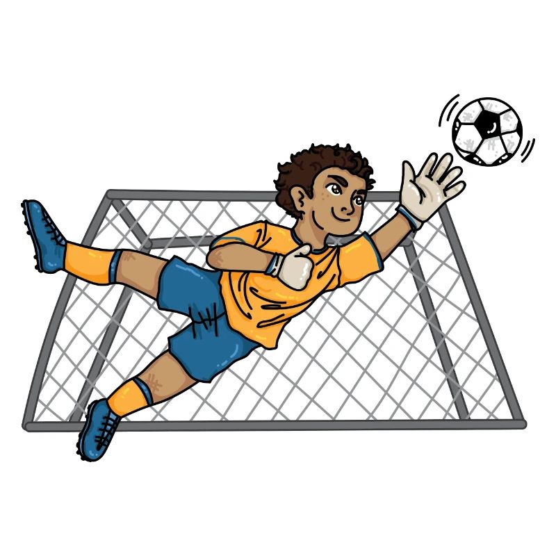Torwart - Goal Keeper - Transparenter Hintergrund