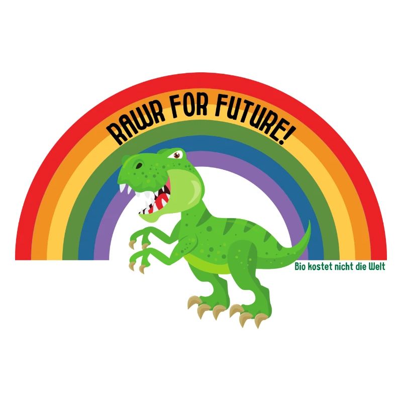 RAWR FOR FUTURE - T-REX II - Regenbogen Dino