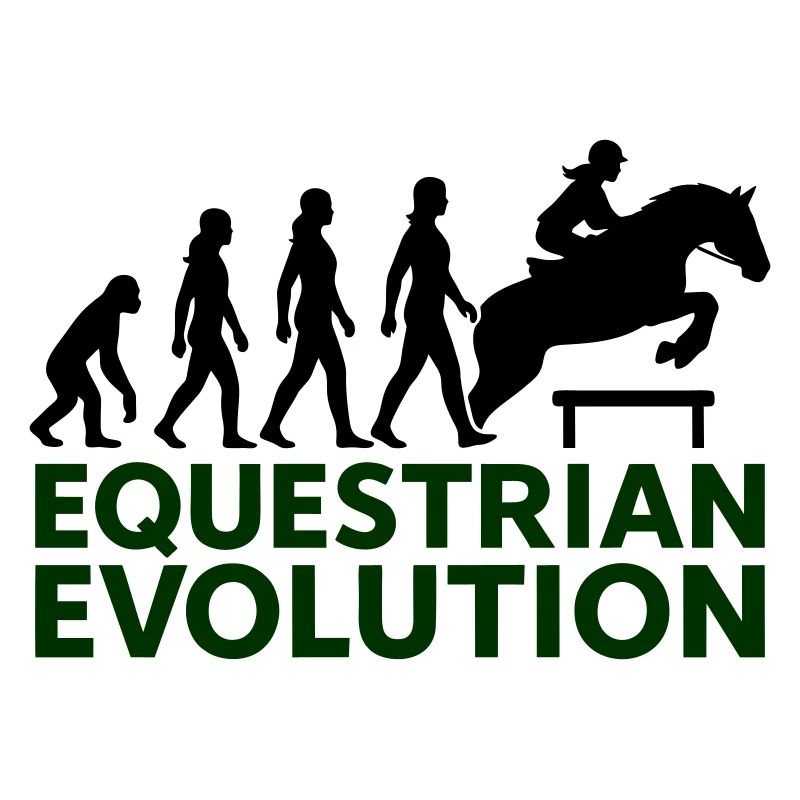 Equestrian Evolution Reiterin Geschenk Cool