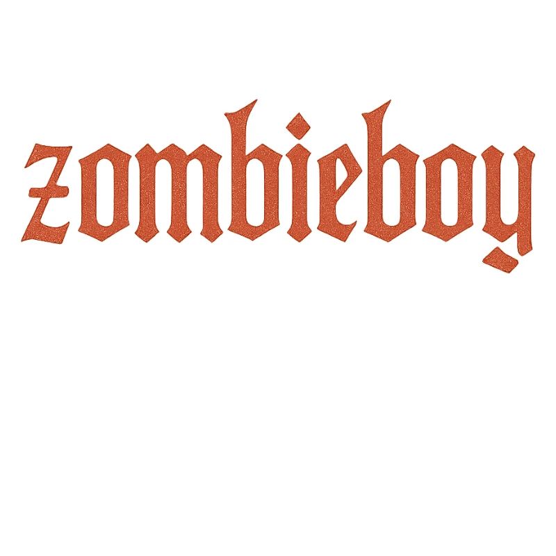 Zombieboy Gothic Schriftzug