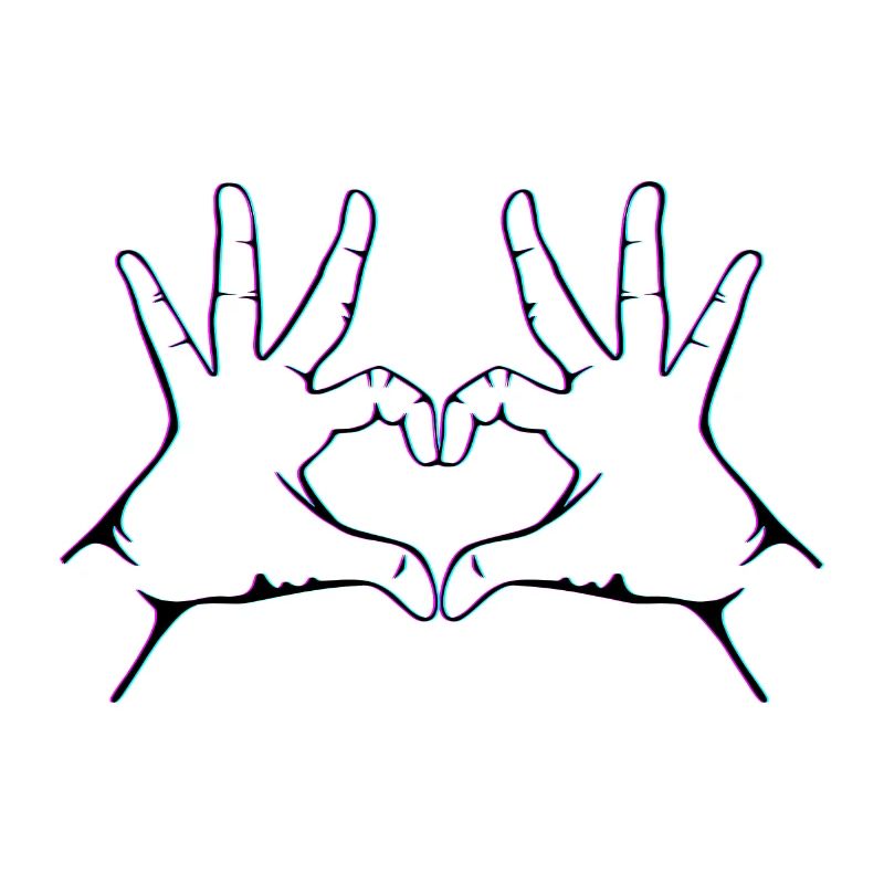 Hand Herz Geste Handherz geste Hand Herzgeste