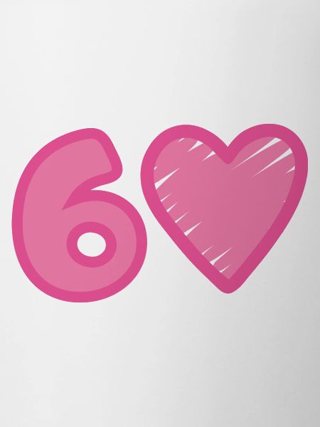 60th Birthday Heart