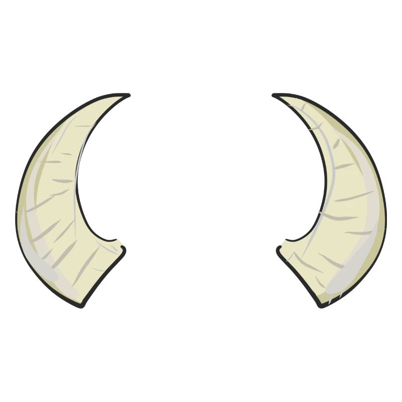 deux cornes cornes corne taureau bélier symbole