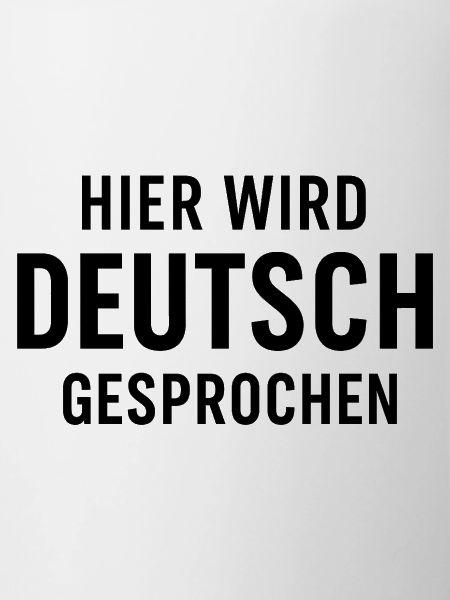 German is spoken here