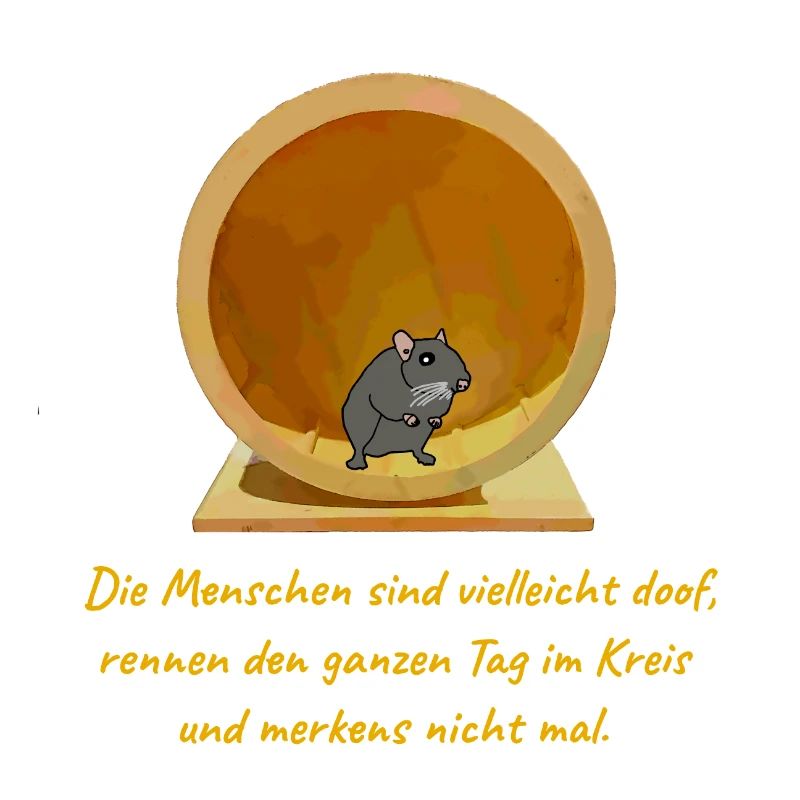 Hamster sur la roue du hamster