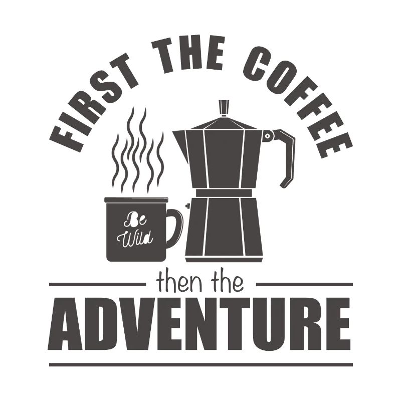 Camping coffee hiking mountains