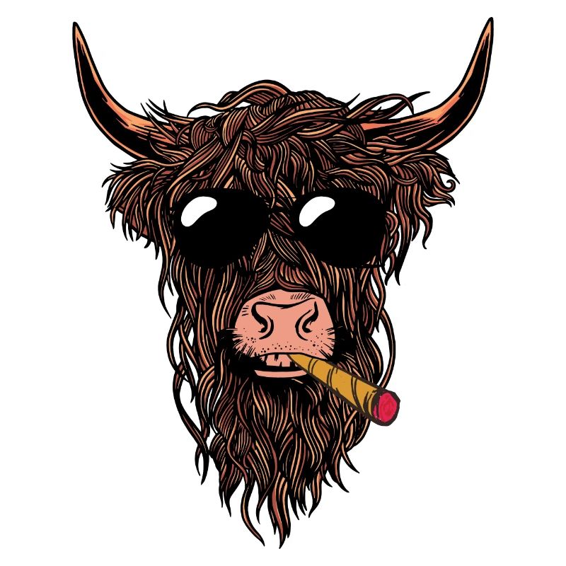 Smoking Joint Cow