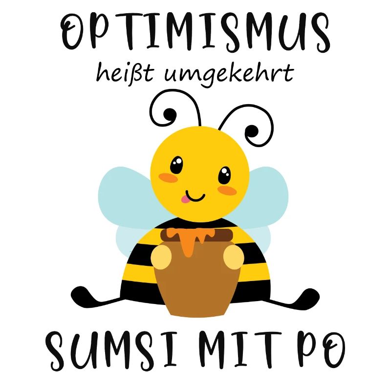 Biene Optimismus Sumsi mit Po
