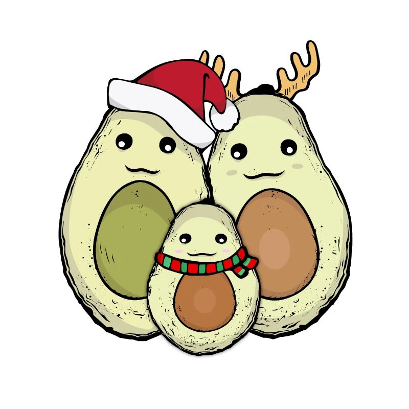 Avocado Lover Gift Christmas Avocado