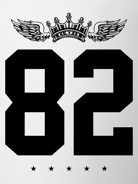 82 Number crown