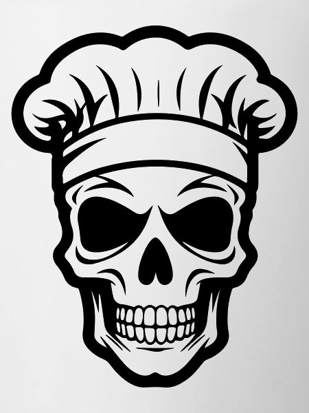 Crâne de cuisinier