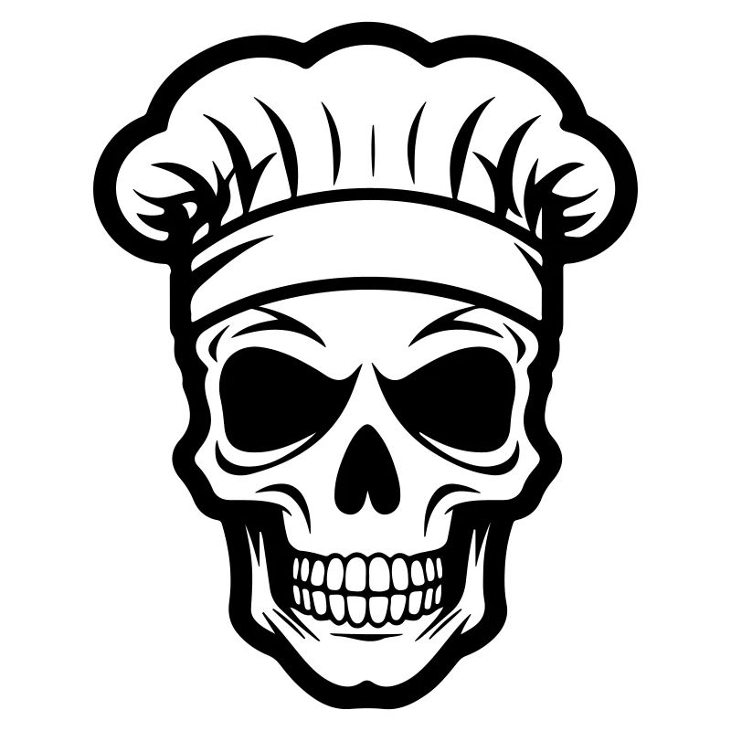 Crâne de cuisinier