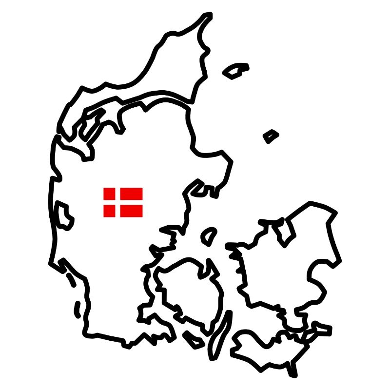 Denmark - Contour (black)