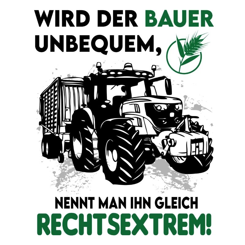 Bauern Proteste Demostration Politik Rechtsextrem