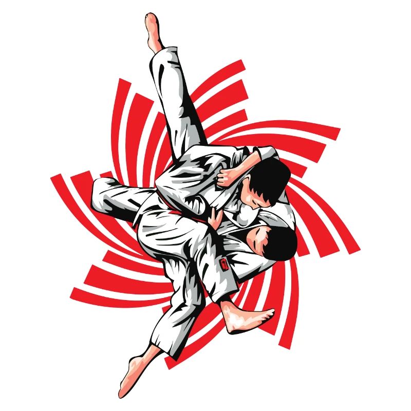 prise de judo rouge