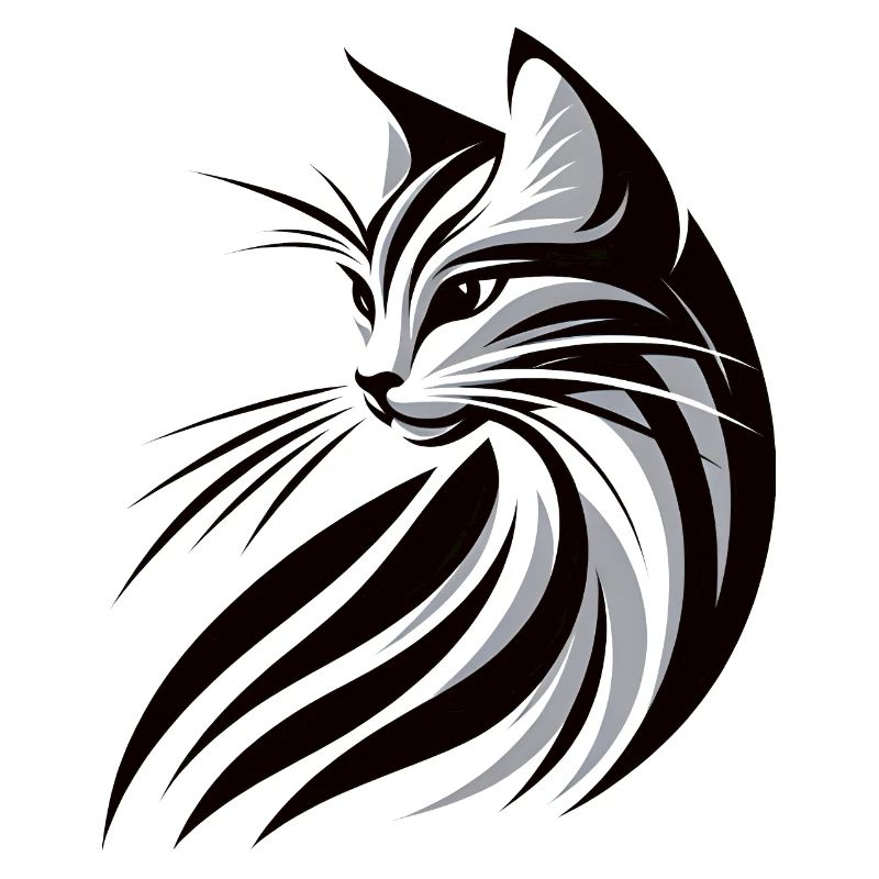 Chat Tribal, Chat Tatouage