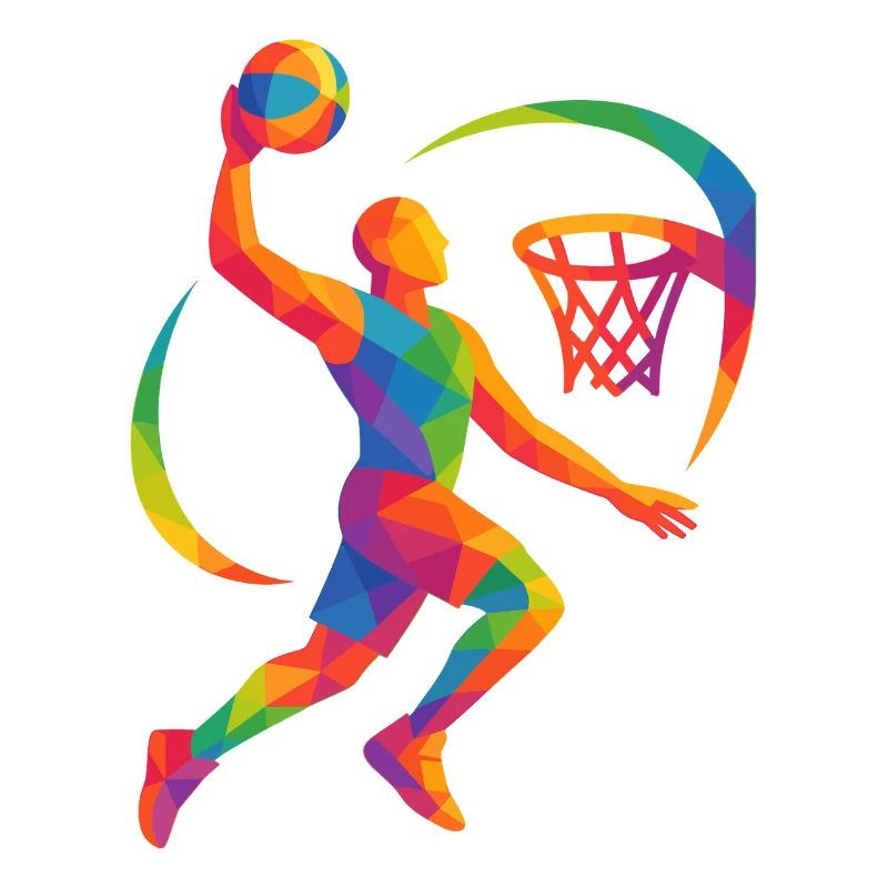 Joueur de basket-ball Polygon