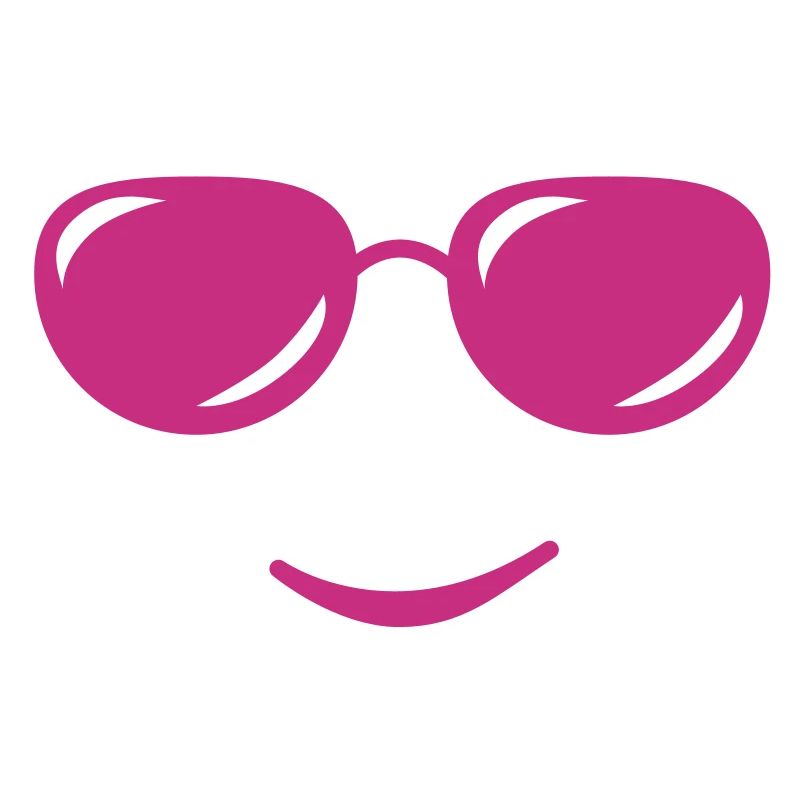 sunglasses smile reflection