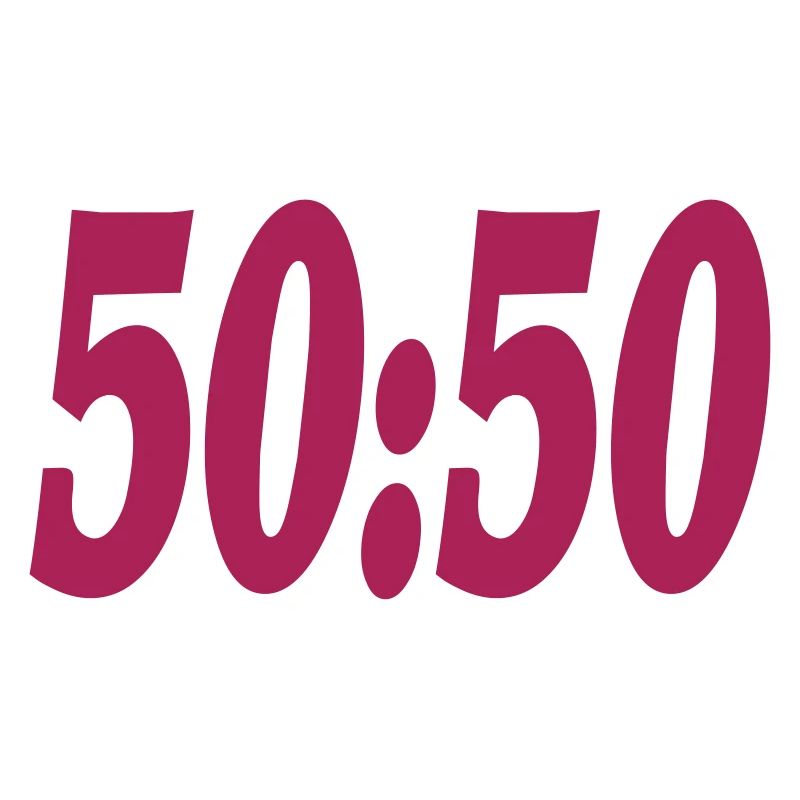 50:50