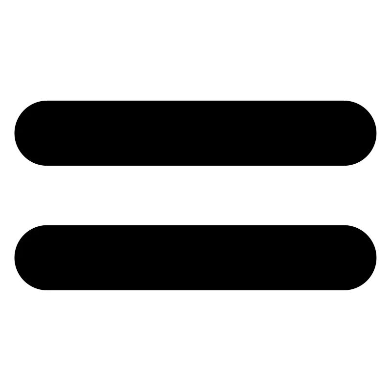 Equal sign symbols