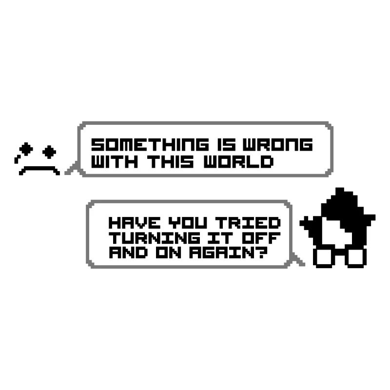 turning it off and on